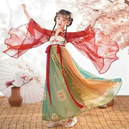 Chinese Hanfu Summer Girls' Dress