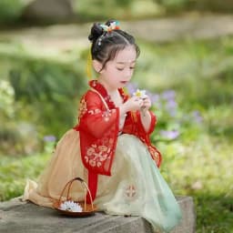 Chinese Hanfu Summer Girls' Dress