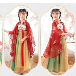 Chinese Hanfu Summer Girls' Dress