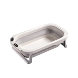 Temperature Sensitive Baby Shower Basin Foldable Portable Baby Bath Tub Reclining Siting Modes Home Use for Lnfants Bath Tub