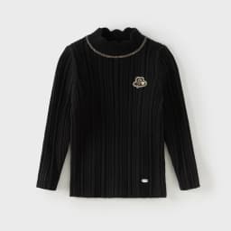 Dave Bella Girls' Autumn Winter Sweater Children's Half High Collar Pollover Kids Long Sleeve Bottom Shirt DB4253860