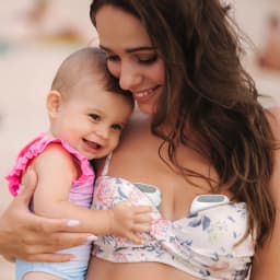 2pcs Electric Breast Pump Handsfree BPA Free 12 Levels & 3 Modes Upgrade Wearable Breastfeeding Pump with 19/24/27mm Flange