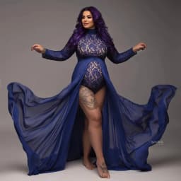 Maternity Dresses for Photo Shoot Long Sleeve Bodysuit+High Split Pregnancy Maxi Gown Chiffon Dress Baby Shower Photography