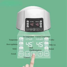 1.3L Electri Multifunctional Baby Thermostatic Milk Kettle Preparation Temperature Control Health Tea Pot and Water Boiling