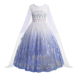 Disney Frozen Snow Queen Elsa Anna Girls Cosplay Mesh Princess Dress Kids Halloween Carnival Party Birthday Frock Ball Vestidos