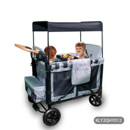 Four-seat Stroller, Can Be Used for Sitting or Reclining Baby Strollers, Suitable for Outings with Your Child.