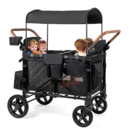 Four-seat Stroller, Can Be Used for Sitting or Reclining Baby Strollers, Suitable for Outings with Your Child.