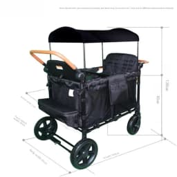 Four-seat Stroller, Can Be Used for Sitting or Reclining Baby Strollers, Suitable for Outings with Your Child.