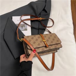 Luxury trendy women's crossbody bag, high-quality handheld fashionable shoulder bag inspired by Parisian designer