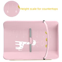 Folding and Mobile baby changing Table with casters and waterproof mattress, adjustable height, large Storage space, Stable Structure, up to 15 kg-gray/green/pink/cream