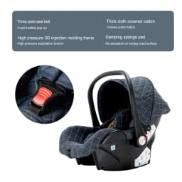Baby Stroller Four-Wheel Baby Stroller Baby Accessories Newborn Stroller 3 in 1 Light Weight Baby Stroller Newborn Pram Carriage