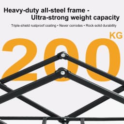 200KG Heavy Duty Folding Camping Cart 150L Large Capacity Utility Wagon All Terrain Removable Wheels Foldable Beach Trolley Outdoor Picnic Shopping Garden Push Cart Portable Collapsible Stroller Wagon with Side Door Sofa Bed Chair