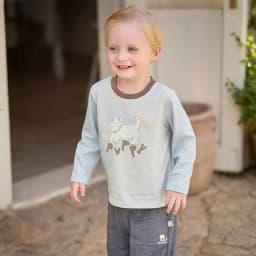 Dave Bella Girls Boys Autumn Long Sleeve T-shirt Spring Printed Cotton Pullover Children Casual Basic Tops Clothes DB3262599