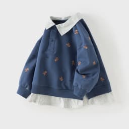 Dave Bella Sweatshirt Boys Pullover Autumn Long Sleeve Spring Sportswear Casual Children Top Clothes Bear Print Stripe DB3263147