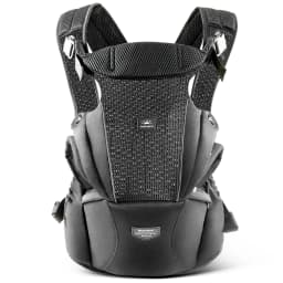Sunveno Integrated Secure Baby Carrier Effortless Comfortable Baby Carrier Mesh Breathable 4-24months Hands-Free Ergonomic Black