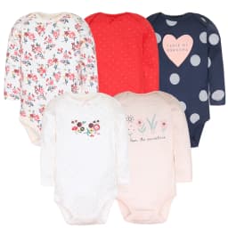5PCS/Lot 100% Cotton Newborn Baby Rompers Infant Body Long Sleeve Baby Jumpsuit Cartoon Ropa Bebe Baby Boy Girl Clothes 6-24 M