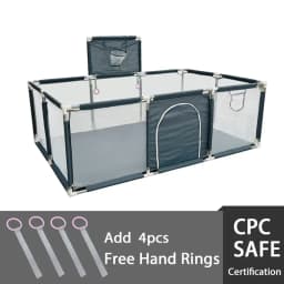 IMBABY Baby Playground Large Baby Playpen Machine Washable Baby Activity Fence Ball Pool Games Playpen for Child Safety Barries