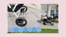 Lightweight Twin Baby Stroller The Baby Stroller Can Sit or Lie Down Collapsible Front and Rear Seat Twin Stroller