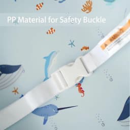 Portable Baby Diaper Changing Pad with Safety Strap Newborn Babies Items Wipeable Changing Mat for Dresser and Changing Tables