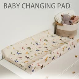 Portable Baby Diaper Changing Pad with Safety Strap Newborn Babies Items Wipeable Changing Mat for Dresser and Changing Tables