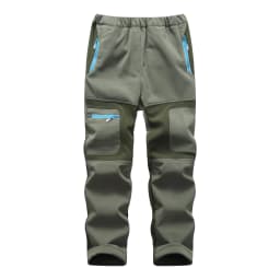 2026 Fashion Brand Waterproof Boy Girl kids Pants Warm Trousers Sporty Climbing leggings Children Patchwork Soft Shell Outfits