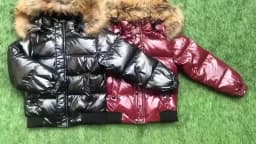 2-10Y Children's Genuine Down Jacket Kids Large Fur Collar Thickened Boys Girls Warm Jacket Waterproof Teenagers Winter Coat