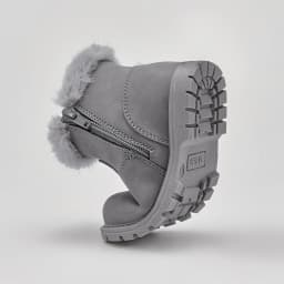 Dave Bella Winter Kids Snow Boots Children's Thicken Warmth Plush Soft Bottom Baby Girls Ankle Boots Non-slip Footwear DB4253379