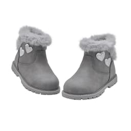 Dave Bella Winter Kids Snow Boots Children's Thicken Warmth Plush Soft Bottom Baby Girls Ankle Boots Non-slip Footwear DB4253379
