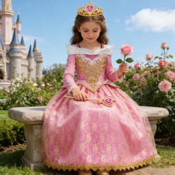Girls Sleeping Aurora Beauty Princess Halloween Cosplay Dress Off Shoulder Kids Gift Carnival Party Fancy Ball Gown Clothing