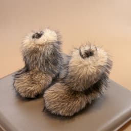Girls Performance Boots Hip Hop Soft Kids Plush Boots Versatile Fashion 2025 Winter Children Short Boots Colorful Comfortable