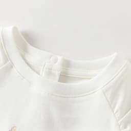 Dave Bella Children T-shirt Girl Clothes Spring Autumn Baby Cotton Sweet Pullover Bottoming Top Long Sleeve Breathable DB1260234