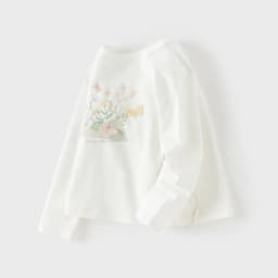 Dave Bella Children T-shirt Girl Clothes Spring Autumn Baby Cotton Sweet Pullover Bottoming Top Long Sleeve Breathable DB1260234