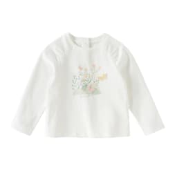 Dave Bella Children T-shirt Girl Clothes Spring Autumn Baby Cotton Sweet Pullover Bottoming Top Long Sleeve Breathable DB1260234