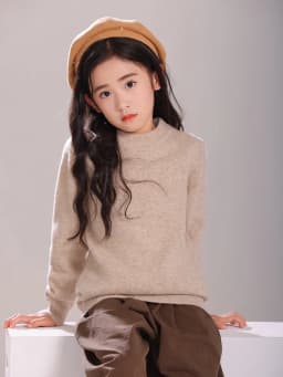 Children's Wool Sweater Pullover Girls Clothes Autumn Winter Boys Thick 100% Merino Wool Knitwear Basic Baby Kids Cashmere Tops