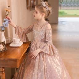 Children's Formal Dress Princess Dress Birthday Flower Girl Little Girl Host Piano Performance Outfit Spring Autumn