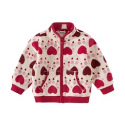 Dave Bella Children's Coat Autumn Spring Boys Girls Polar Fleece Outerwear Long Sleeves Casual Top Outdoor Kids Clothes DB396-GG