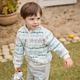 Dave Bella Children's Coat Autumn Spring Boys Girls Polar Fleece Outerwear Long Sleeves Casual Top Outdoor Kids Clothes DB396-GG