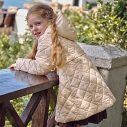 Dave Bella Girls Velvet Coat Winter Autumn Children Thick Warm Jacket Casual Hooded Waterproof Outerwear Kids Clothing DK4254175