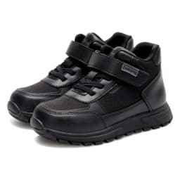 Princepard Children's Boy Sneakers High Top Ankle Support Orthopedic Kids Shoes for Girls Flat Feet with Adjustable Velcro