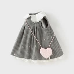 Dave Bella Children's Knitted Dress Winter Gentle Sweet Cute Striped Girl's Baby Thickening Dress Party Outdoor DB4254339