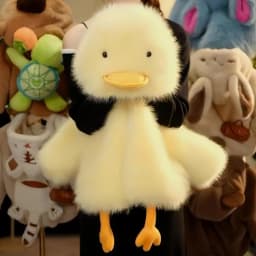 Kids Duck Costume Plush Winter Duck Coats For Kids Role Play Costume Cold Weather Outwear For Role Play Daily Life