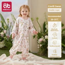 AIBEDILA Baby Sleep Sack Soft Cozy Infant Sleeping Bag Super Warm Quilted Wearable Blanket with Removable Sleeves 6M-7Y Boy/girl