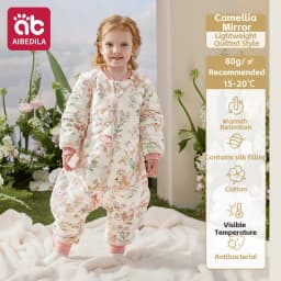 AIBEDILA Baby Sleep Sack Soft Cozy Infant Sleeping Bag Super Warm Quilted Wearable Blanket with Removable Sleeves 6M-7Y Boy/girl
