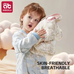 AIBEDILA Baby Sleep Sack Soft Cozy Infant Sleeping Bag Super Warm Quilted Wearable Blanket with Removable Sleeves 6M-7Y Boy/girl
