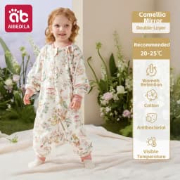 AIBEDILA Baby Sleep Sack Soft Cozy Infant Sleeping Bag Super Warm Quilted Wearable Blanket with Removable Sleeves 6M-7Y Boy/girl