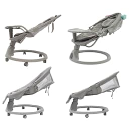 Bluetooth Baby Cradle for Toddlers Baby Strollers 20kg Load Bearing Capacity with Remote Control for Children Aged 0-18 Months