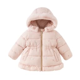 Dave Bella Girls Coat Autumn Winter Baby Velvet Hooded Fashion Overcoat Kids Thick Jacket Waterproof Children Clothing DB4254112