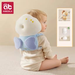 AIBEDILA 3-Sided Anti-Fall Safety Pad Cute Animal Baby Head Back Protector Pillow for Crawling Walking Toddlers 0-3T Gifts