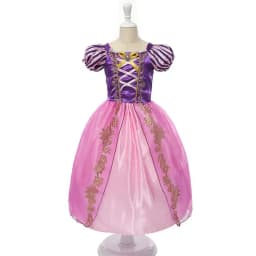 Muababy Rapunzel Moana Elsa Anna Princess Dress Collection for Girls Holiday Halloween Carnival Party Outfit Kids Birthday Gifts