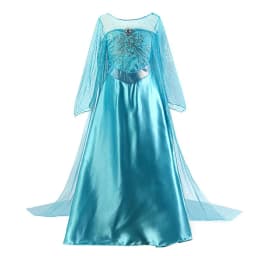 Muababy Rapunzel Moana Elsa Anna Princess Dress Collection for Girls Holiday Halloween Carnival Party Outfit Kids Birthday Gifts